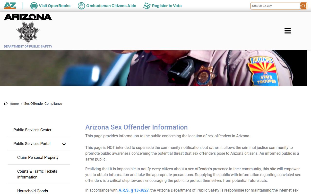 Peoria residents directory Arizona offender information